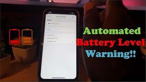 Make iPhone Talk when Battery Falls below a certain Percentage (Shortcuts/Automation)