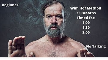Wim Hof Guided Breathing Method For Beginners 3 Rounds(no talking)