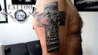 Tattoo a cross on his arm Second session. Тату-крест на руке. Второй сеанс. Tattoo a cross on his arm Second session. Тату-крест на руке. Второй сеанс.