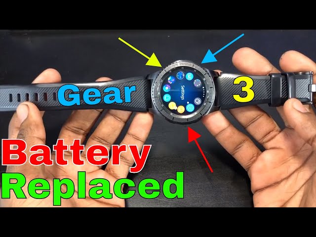 How To Replace Samsung Gear S3 Battery | Watch Repair Fixed - YouTube