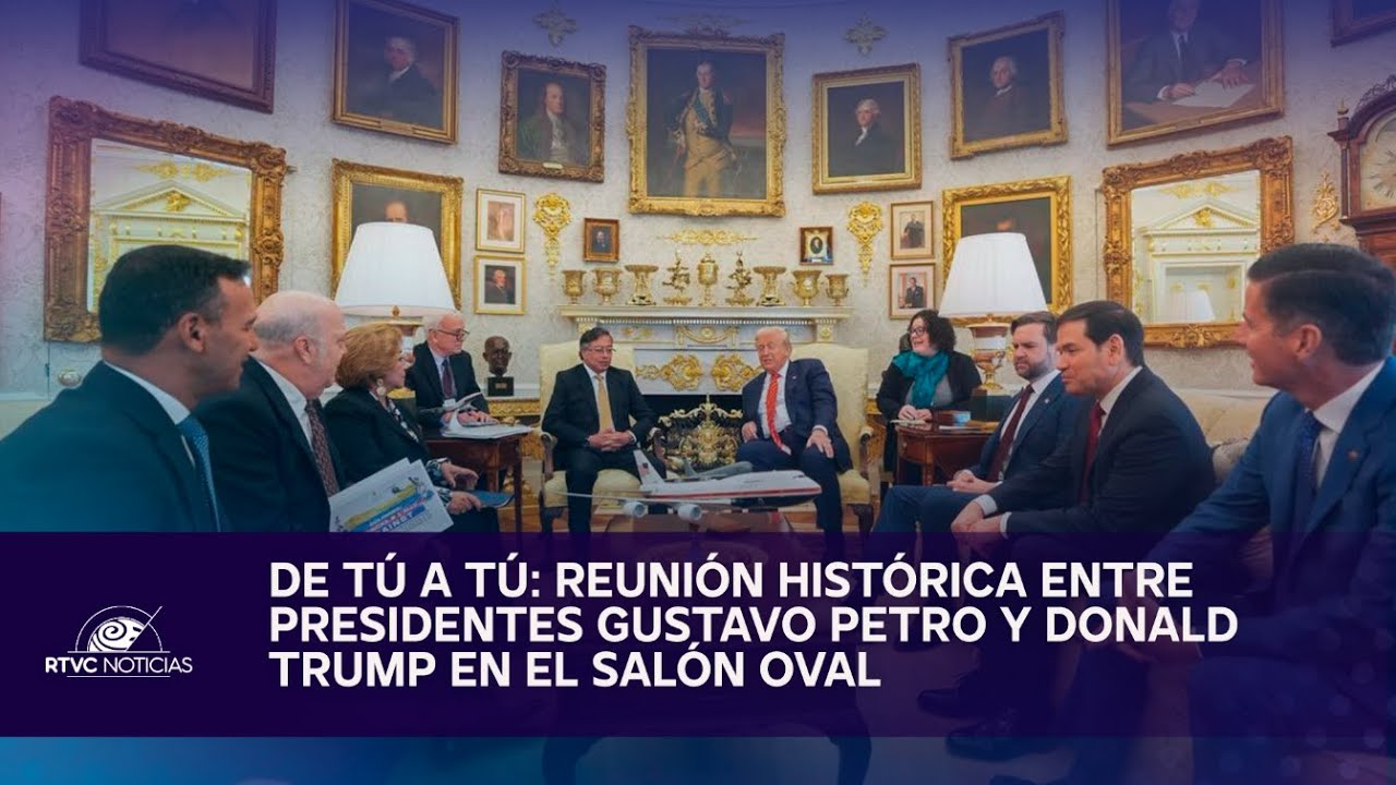 DE TÚ A TÚ: REUNIÓN HISTÓRICA ENTRE PRESIDENTES GUSTAVO PETRO Y DONALD ...