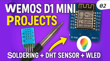 Verander uw Wemos D1 Mini in een slim IoT-apparaat | DHT + WLED-projecten