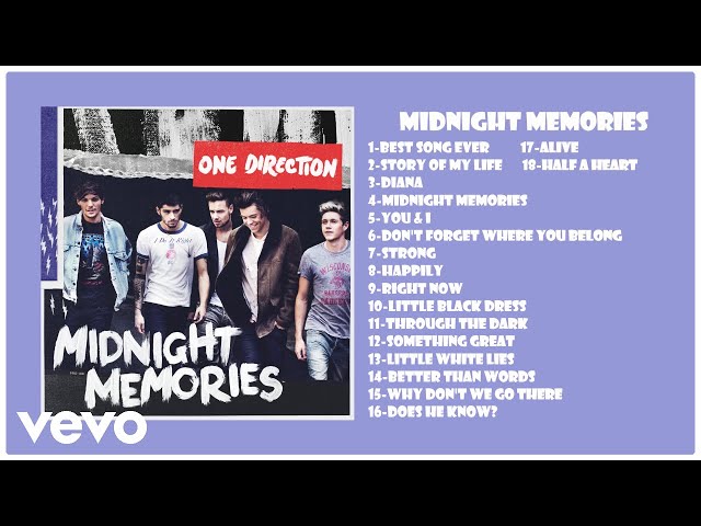 One Direction - Midnight Memories (Full Album) class=