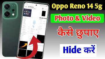 Oppo reno 14 5g me photo aur video hide kaise kare | how to hide photos and videos Oppo reno 14 5g