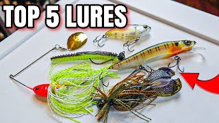 Top 5 Spring BANK FISHING Lures (WORKS for ANYONE)