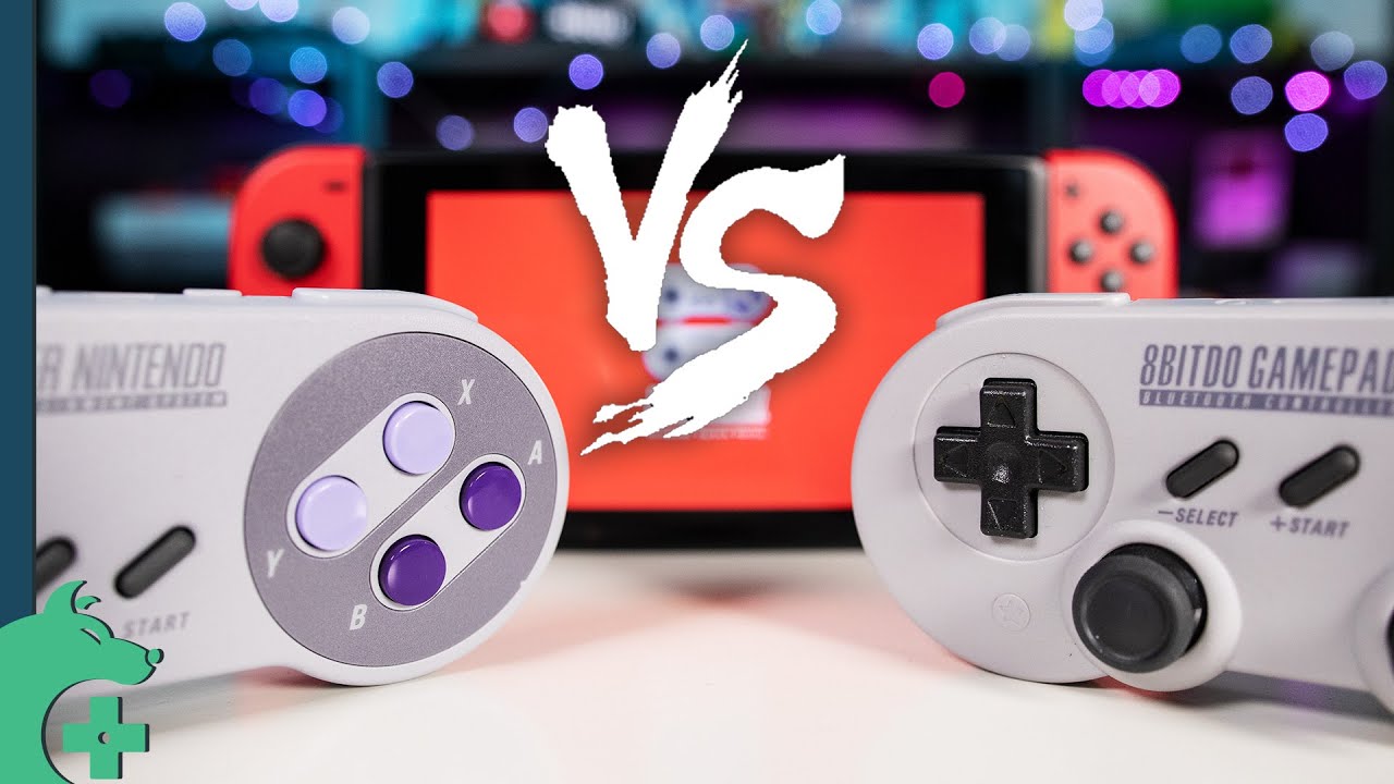 Strædet thong nok Lykkelig Official Nintendo Switch Online SNES Controller VS 8BITDO - YouTube