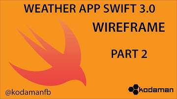 Weather App Swift 3 - Wireframing - Part 2