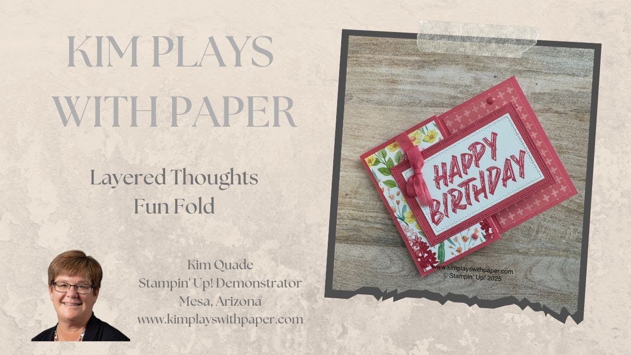 Layered Thoughts Fun Fold - YouTube