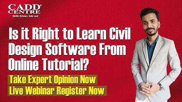 Is it Right to Learn Civil Design Software From Online Tutorial? @DesignStudioInst
