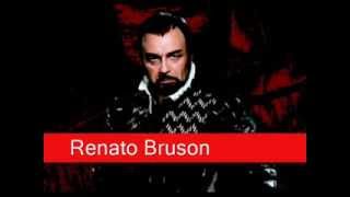 Renato Bruson Verdi - Don Carlo, Io Morrò, Ma Lieto In Core