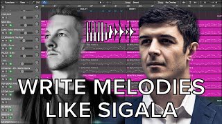 CREATE Melodies Like SIGALA - Breaking Down His TOP 3 Melodies For Music Producers & Songwriters