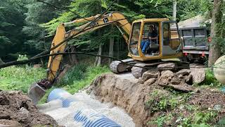 Celebrity Rural New England Dirt Road Culvert Replacement Profile