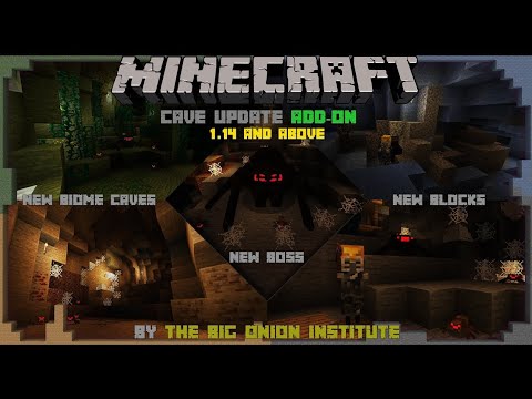 Minecraft PE Cave Update Concept v2 Add-on Download Link - YouTube