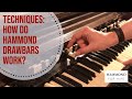How do Hammond organ drawbars work?