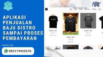 Source Code Aplikasi Penjualan Baju Distro Sampai Proses Pembayaran Berbasis Web Php
