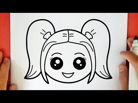 HOW TO DRAW CUTE HARLEY QUINN