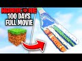 I Survived 100 Days On A Fork In Minecraft Hardcore!