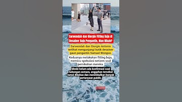 Sarwendah dan Giorgio Fitting Baju di Desainer Baju Pengantin, Mau Nikah? #shorst #sarwendah #viral
