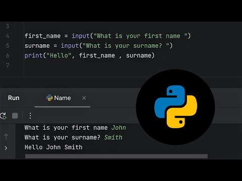 How to Write your name in Python