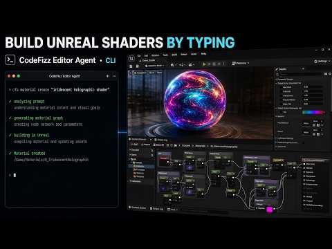 Build Unreal Engine materials by typing a prompt