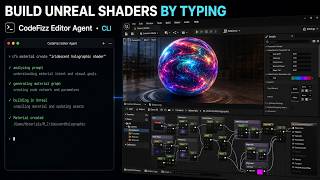 Build Unreal Engine Materials by Typing a Prompt | CodeFizz Editor Agent