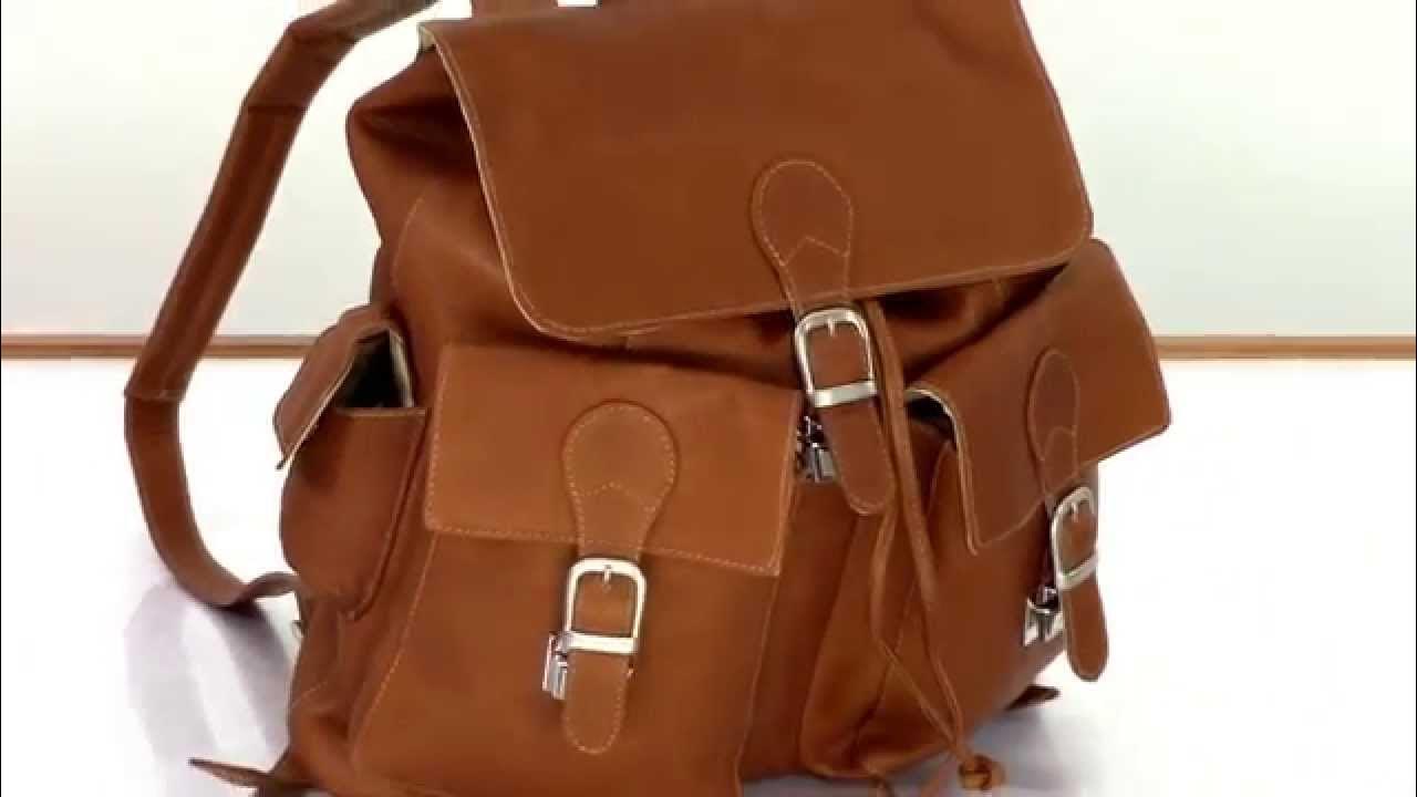 LuggageBase Video Review of the Piel Leather Buckle Flap