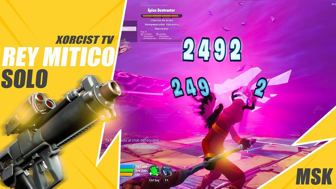 🔥Rey Mítico - Solo con Soldado Fortnite - Salvar El Mundo🔥 