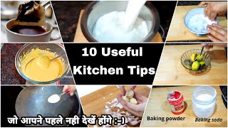 10 Useful Kitchen Tips and Tricks | १० किचन टिप्स और ट्रिक्स | Best Kitchen Tips Hacks | DDCRecipes