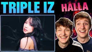 Triple iz - 'Halla' REACTION!! (Official Video)