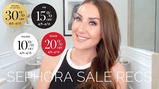 SEPHORA SALE! WHAT I'M GETTING & MY FAVORITE RECS | SPRING 2024