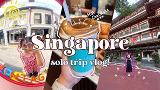 Singapore solo trip vlog 🦁🍃💞