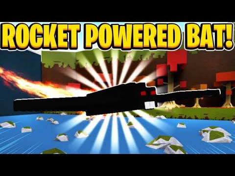 Rocket Powered Bat In Build A Boat For Treasure In Roblox Youtube - outbord missile pod fav and take roblox