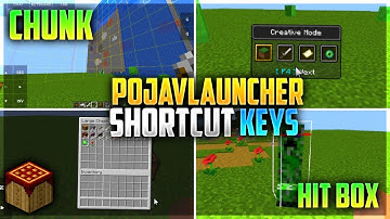 How To Use Shortcut Keys In Pojavlauncher | Pojavlauncher Custom Keys - Zoom,Chunk,Hit Box