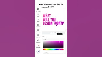 Easy Tutorial How to Make a Gradient in Canva #canvatutorial #canva