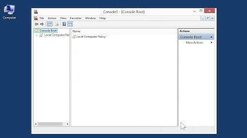 Windows 8.0 Professional - Disable the Computer Configuration Settings in a Group Policy Object