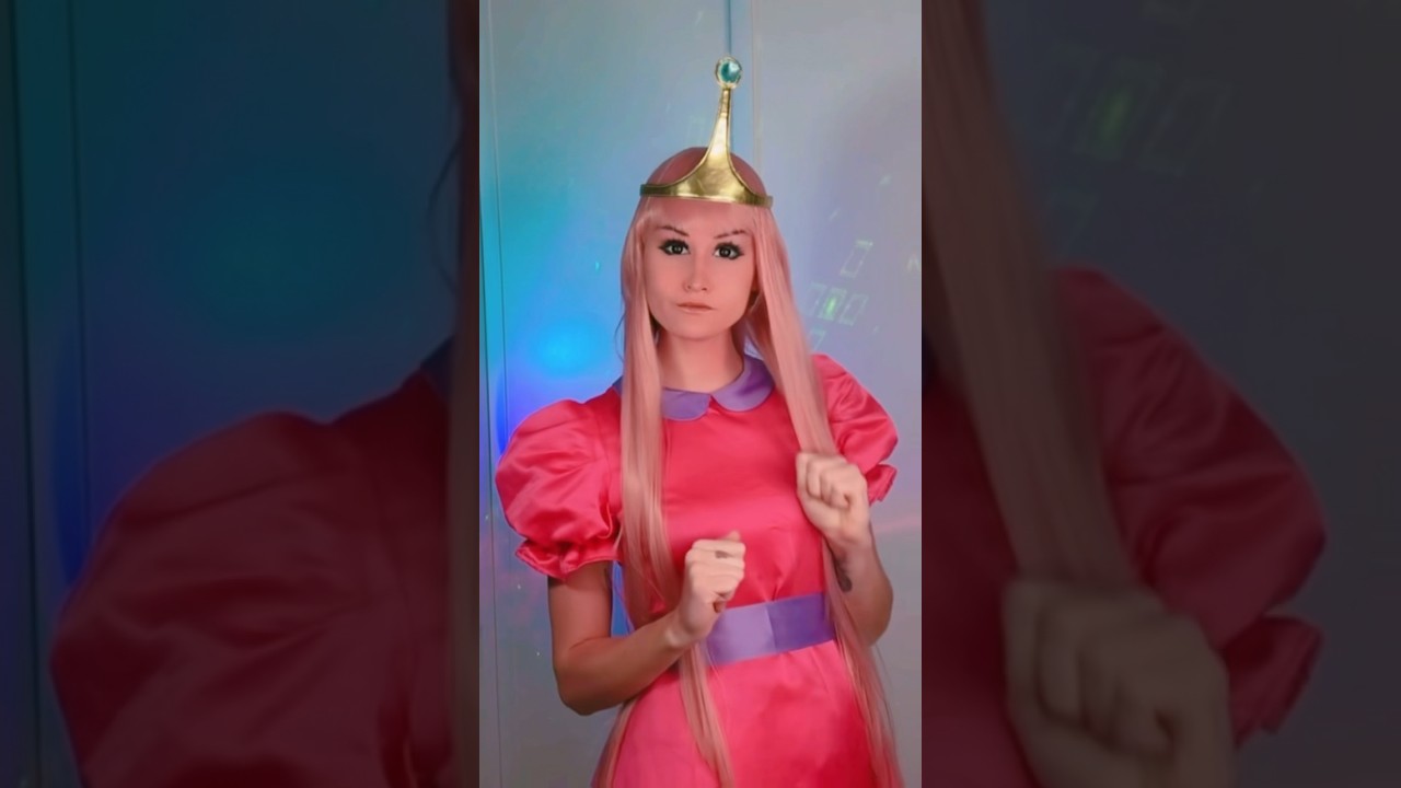 Princess Bubblegum from Adventure time 🍭 #cosplay