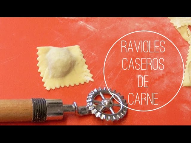 Cómo hacer RAVIOLES CASEROS DE CARNE? RECETA: MASA CASERA, DELICIOSOS Y  SALUDABLES. - YouTube