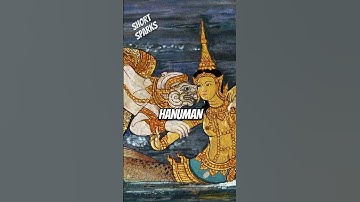 🤯 Hanuman in Thailand is different from our Hanuman! #hanuman #thailand #ramayan