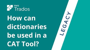 How can dictionaries be used in a CAT Tool?