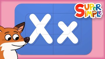 Learn the ABCs | Letter X | Super Simple ABCs | ​​🌈 Super Simple ABCs
