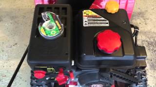 Snowblower oil change no mess tip 2 stage MTD or similar