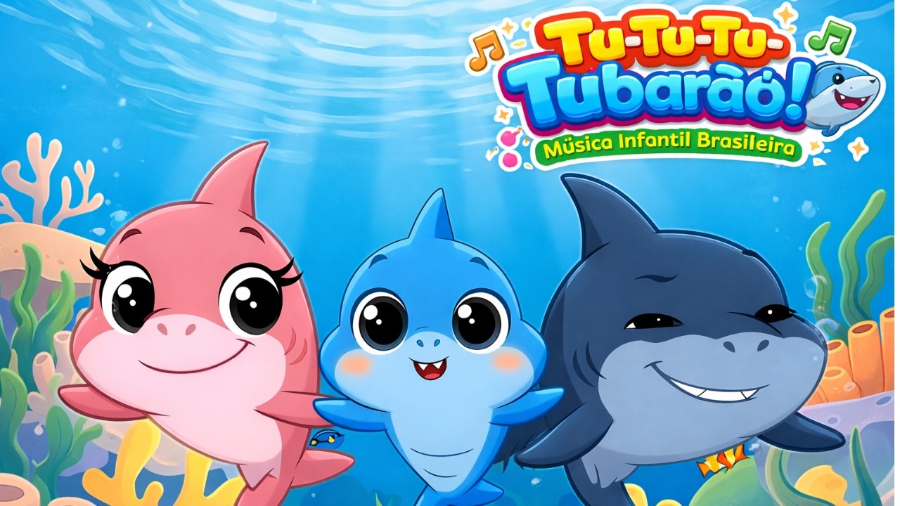 Tu-Tu-Tu-Tubarão! 🦈 | Música Infantil Brasileira