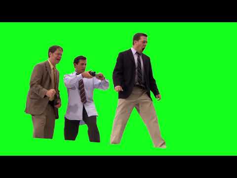 hardcore-parkour---the-office-meme-green-screen