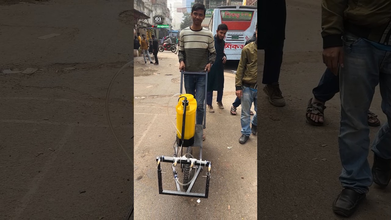 Wheel Operated Automatic Fertilizer Sprayer