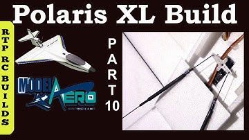 ModelAero Polaris XL FPV Seaplane Build - Part 10 - Hinging Ailerons and installing control rods