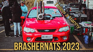 MR MULLET BURNOUT AT BRASHERNATS 2023 I blew a tranny