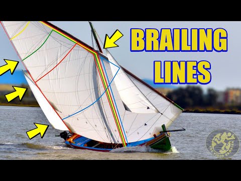 Lateen Sail Brailing Lines