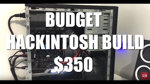 OS X El Capitan 10.11.3 Hackintosh Stable Budget Build $350 Benchmark PART 3