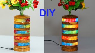 DIY Amazing Epoxy Resin Night Lamp with Vase