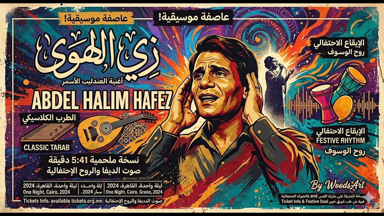 🎵 زي الهوى - النسخة الملحمية (Tarab-Shaabi Sismique)إعادة تصور فنية برؤية WoodsArt